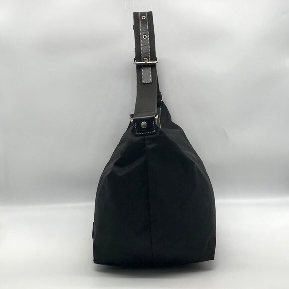 Mulberry Black Nylon Crossbody Messenger Bag 010090C - Picture 4 of 11